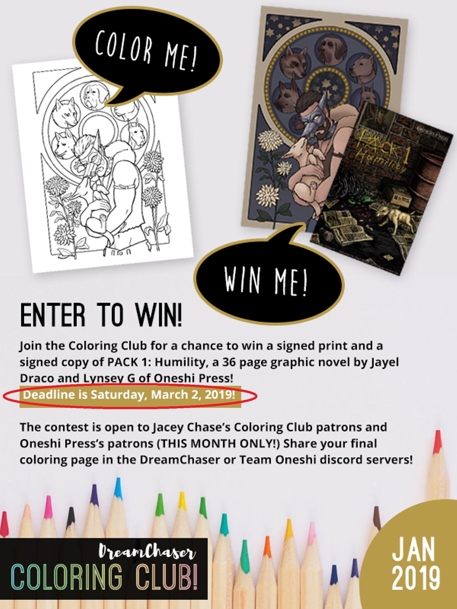 Great News! We Extended the Coloring Contest Deadline!